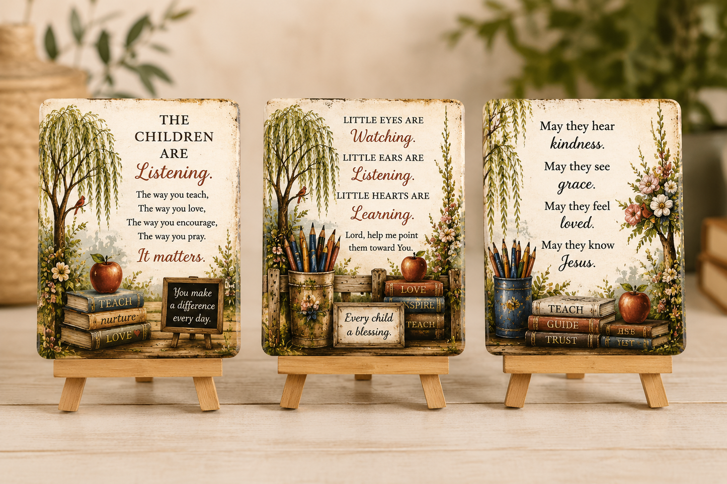 The Children Are Listening Teacher Tile